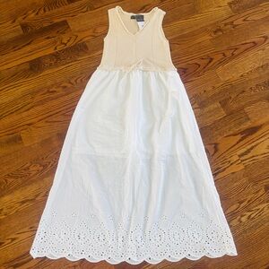 NEW Primark White Cotton Maxi Dress